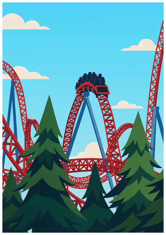 Acceleration - Vector Artwork Poster A3
