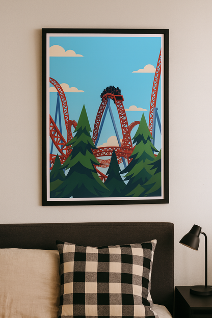 Acceleration - Vector Artwork Poster A3
