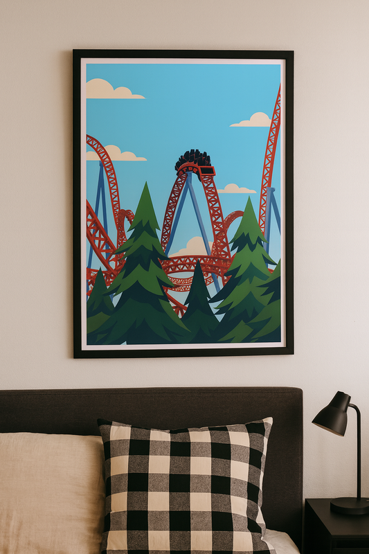 Acceleration - Vector Artwork Poster A3