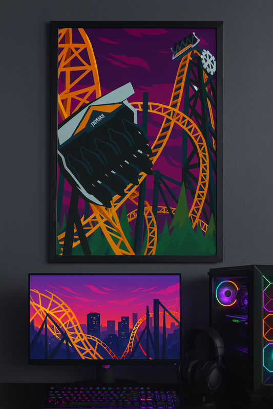 Intertwist - Vector Artwork Poster A3