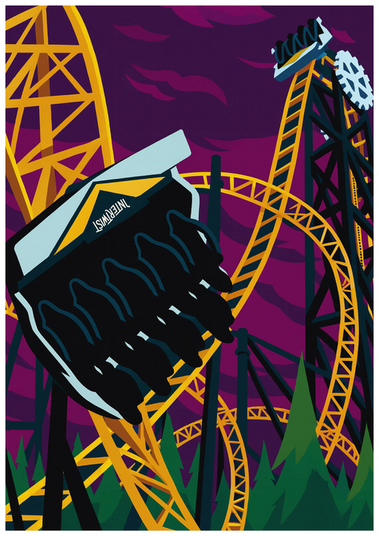 Intertwist - Vector Artwork Poster A3